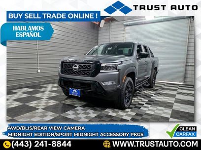 Used 2023 Nissan Frontier SV w/ Midnight Edition Package