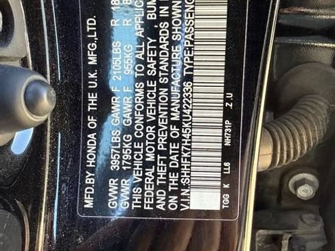 Used 2019 Honda Civic Sport image 11
