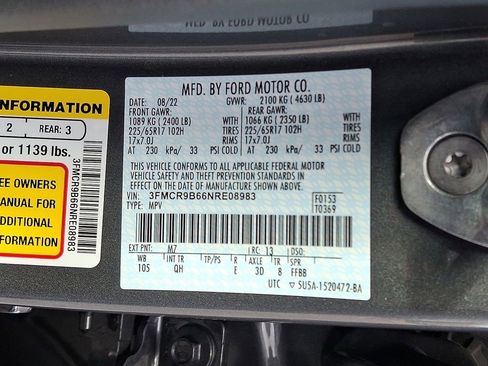 Used 2022 Ford Bronco Sport Big Bend w/ Convenience Package image 27