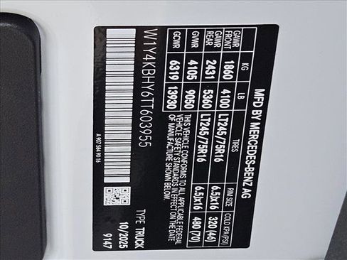 New 2026 Mercedes-Benz Sprinter 2500 image 17