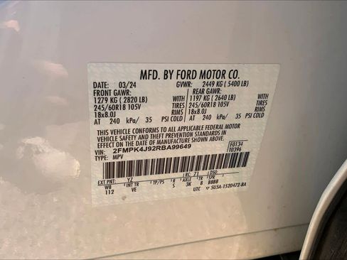 Used 2024 Ford Edge SEL AWD/4WD image 37