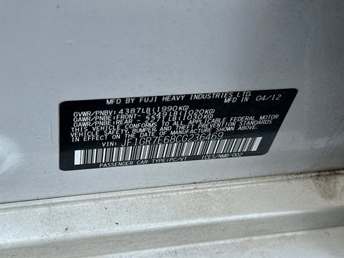 Used 2012 Subaru Impreza WRX Hatchback image 47