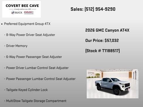 New 2026 GMC Canyon AT4X AWD/4WD image 7