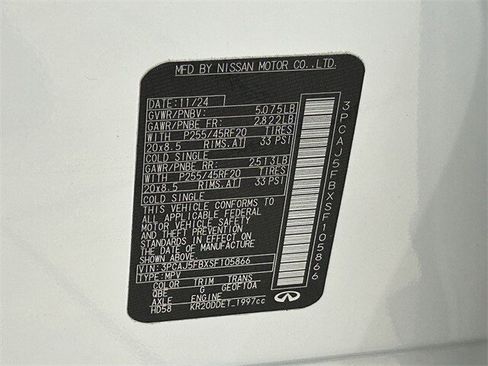 Certified 2025 INFINITI QX50 Sport image 30