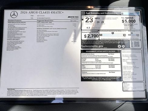 New 2026 Mercedes-Benz CLA 45 AMG S 4MATIC image 22