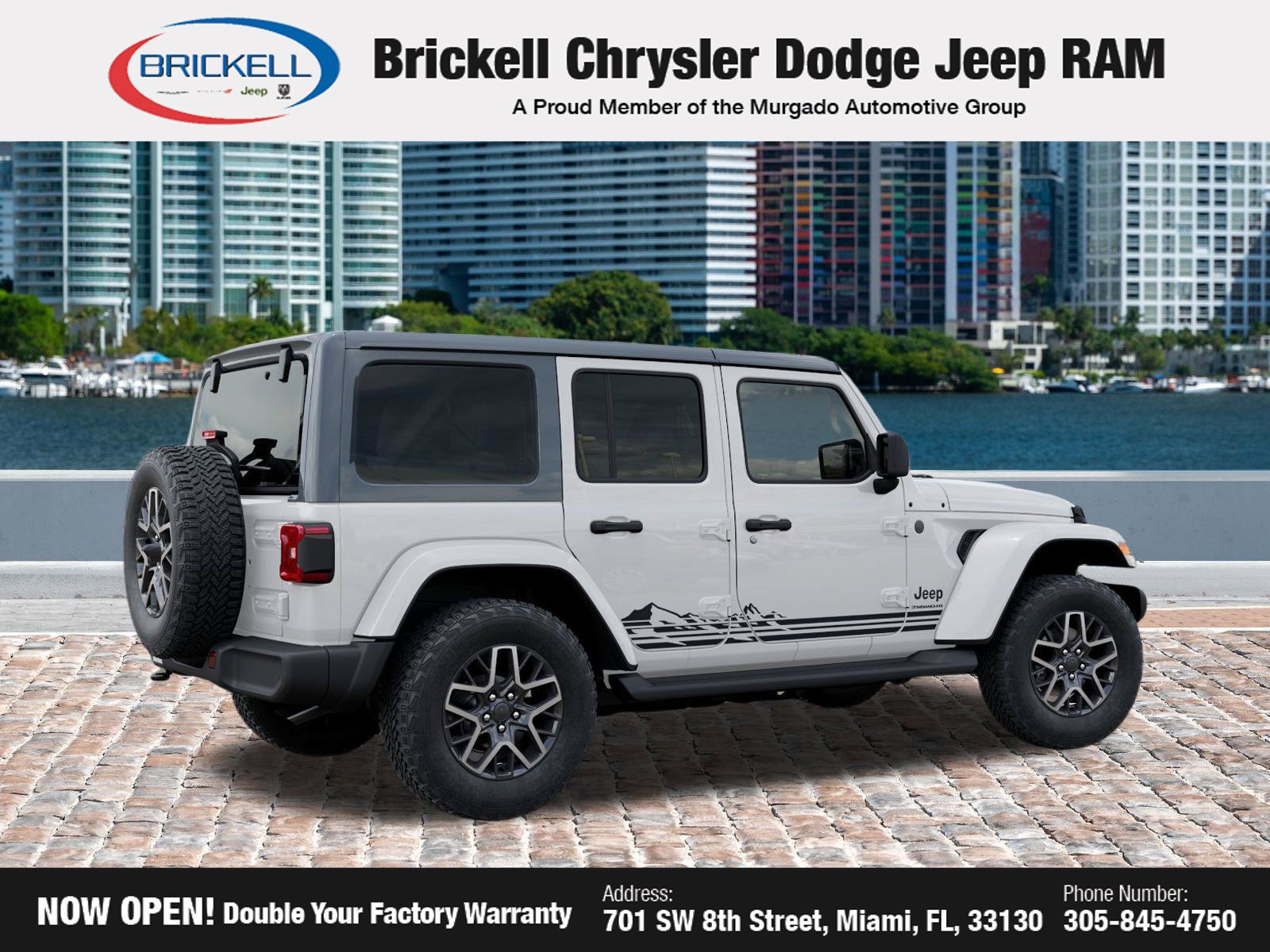 New 2026 Jeep Wrangler Unlimited Sahara w/ Rockslide Package AWD/4WD image 8