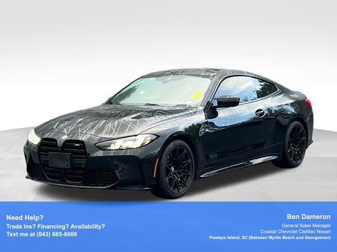 Used 2025 BMW M4 Coupe w/ Executive Package RWD image 1