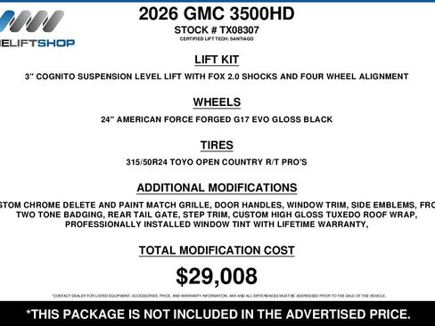 Used 2026 GMC Sierra 3500 Denali Ultimate image 3