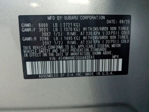 Used 2025 Subaru Ascent Bronze Edition AWD/4WD image 18
