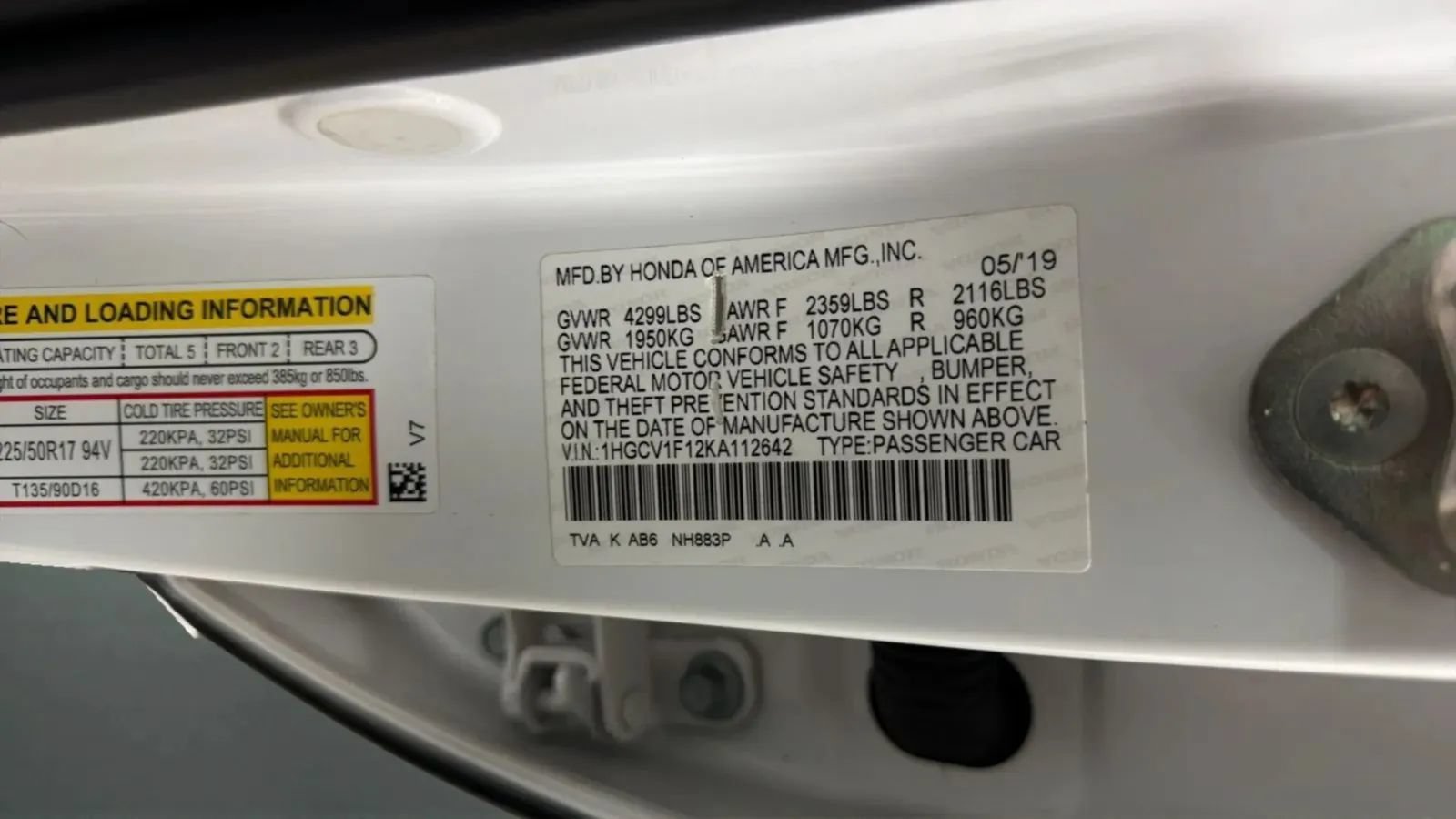 Used 2019 Honda Accord LX image 24