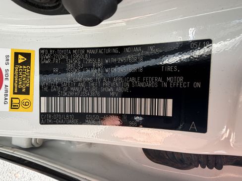 Used 2018 Toyota Highlander XLE FWD image 53
