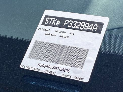 Used 2021 Lexus NX 300h AWD w/ Premium Package image 37