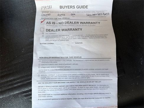 Used 2024 Chevrolet Express 2500 w/ Driver Convenience Package image 39