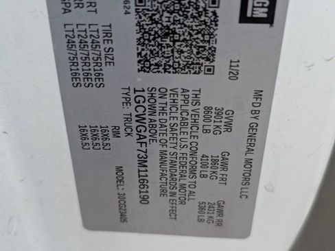 Used 2021 Chevrolet Express 2500 w/ Communications Package RWD image 14