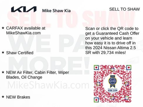 Used 2024 Nissan Altima 2.5 SR w/ SR Premium Package FWD image 13