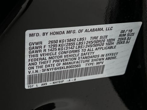 Used 2020 Honda Pilot Touring image 26