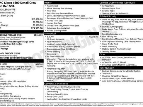 Used 2024 GMC Sierra 1500 Denali w/ Denali Reserve Package AWD/4WD image 13