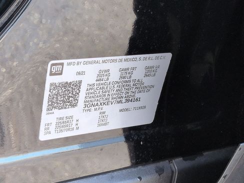 Certified 2021 Chevrolet Equinox LT FWD image 34