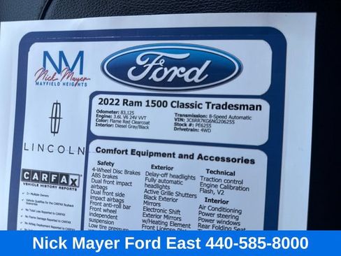 Used 2022 RAM 1500 Tradesman AWD/4WD image 36