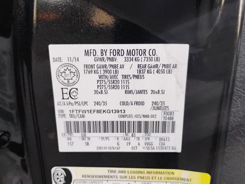 Used 2014 Ford F150 FX4 w/ Equipment Group 402A Luxury image 32