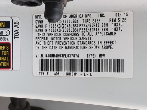 Used 2015 Honda CR-V Touring image 33