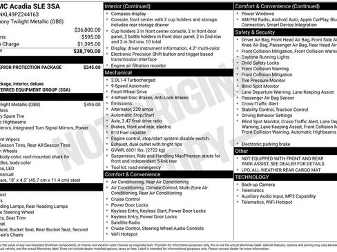 Used 2023 GMC Acadia SLE FWD image 25