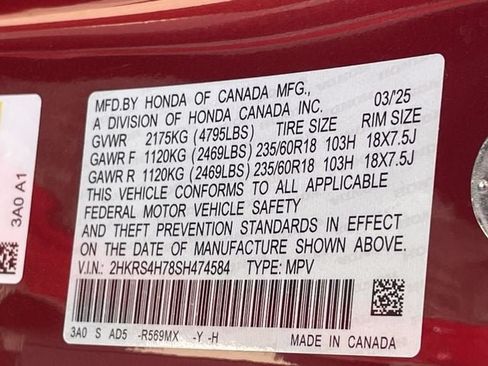 Certified 2025 Honda CR-V EX-L image 30