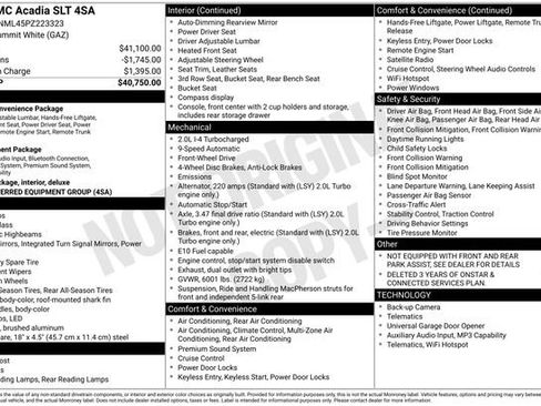 Used 2023 GMC Acadia SLT FWD image 40