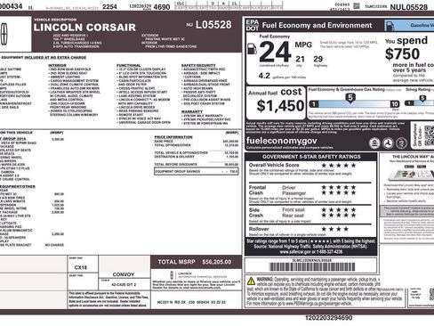 Used 2022 Lincoln Corsair Reserve w/ Equipment Group 201A AWD/4WD image 13