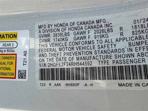 Used 2024 Honda Civic LX image 20