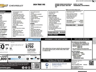Used 2024 Chevrolet Trax RS w/ Driver Confidence Package video 1