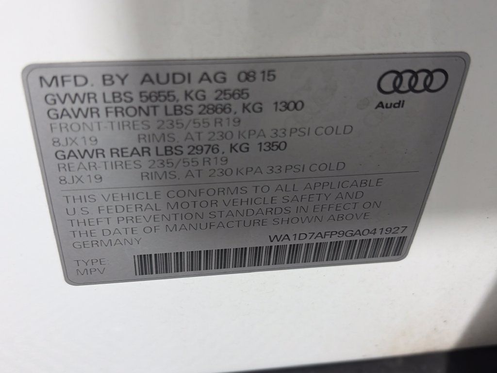 Used 2016 Audi Q5 3.0T Premium Plus AWD/4WD image 9