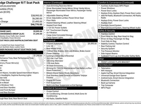Used 2020 Dodge Challenger R/T Scat Pack w/ Plus Package image 17