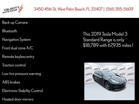 Used 2019 Tesla Model 3 Standard Range image 25