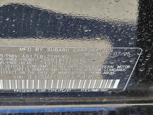 New 2025 Subaru Impreza 2.0i Sport image 17