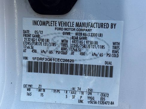 Used 2012 Ford F350 XL w/ XL Value Pkg RWD image 31