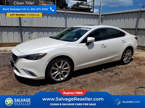 Used 2017 MAZDA MAZDA6 Touring w/ Touring Premium Package FWD image 1
