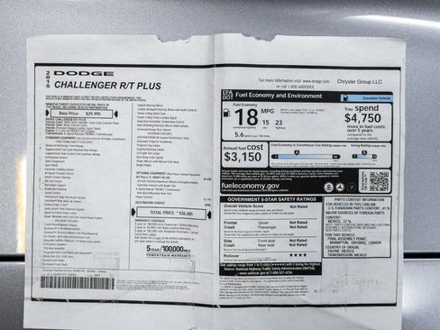 Used 2015 Dodge Challenger R/T Plus image 5