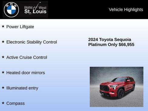 Used 2024 Toyota Sequoia Platinum w/ TRD Off-Road Package AWD/4WD image 16