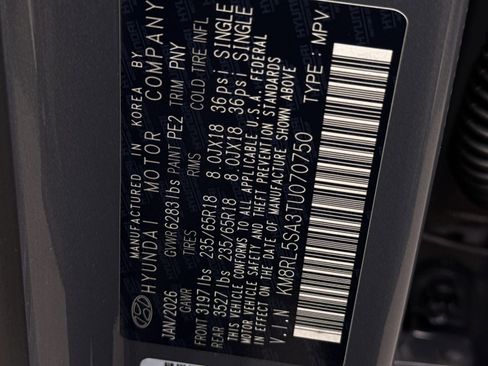 New 2026 Hyundai Palisade FWD Hybrid image 29