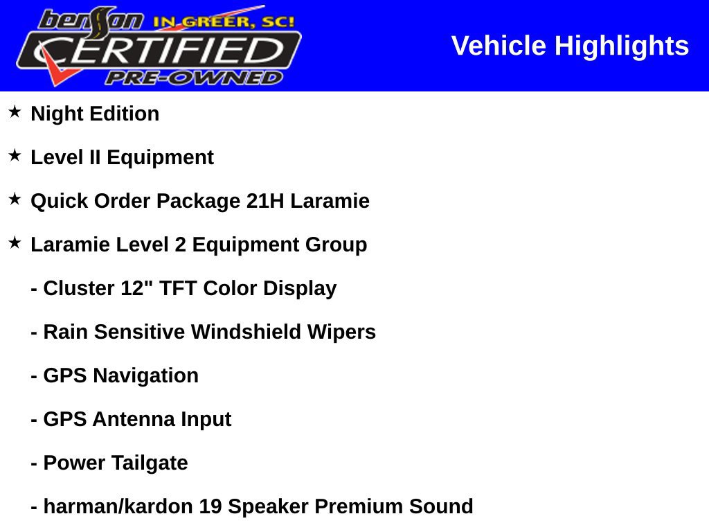Used 2025 RAM 1500 Laramie w/ Night Edition AWD/4WD image 2