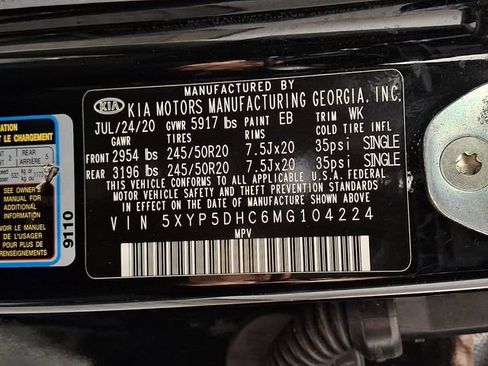 Used 2021 Kia Telluride SX w/ Nightfall Edition Package AWD/4WD image 27