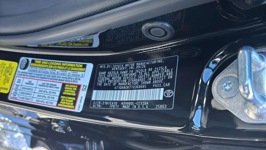 New 2026 Toyota Camry SE FWD image 33