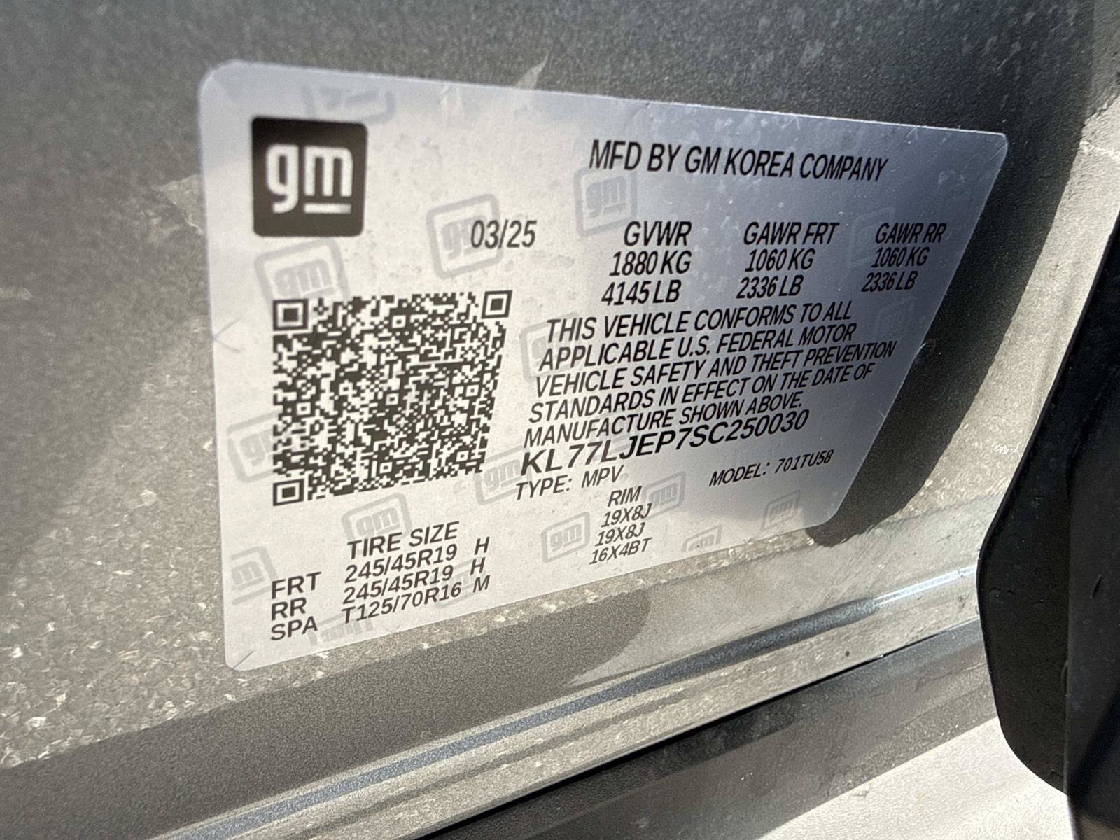 Used 2025 Chevrolet Trax RS w/ Driver Confidence Package FWD image 33