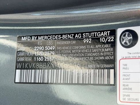 Certified 2022 Mercedes-Benz SL 63 AMG 4MATIC image 22
