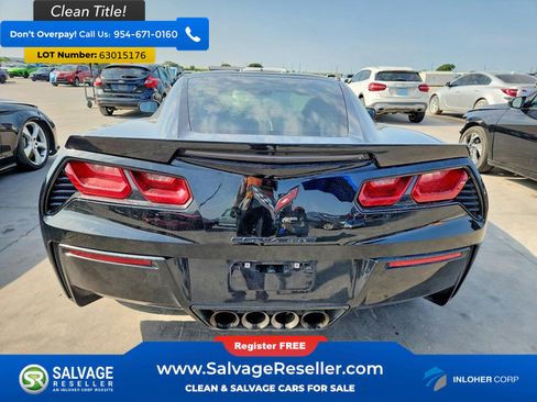 Used 2019 Chevrolet Corvette Stingray Coupe w/ Carbon Flash Badge Package RWD image 8