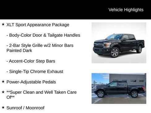 Used 2018 Ford F150 XLT w/ Equipment Group 302A Luxury image 21