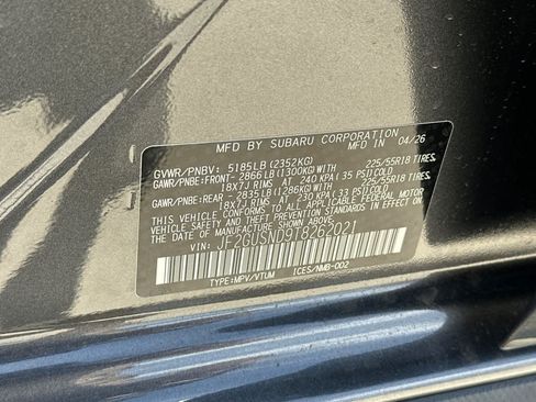 New 2026 Subaru Crosstrek 2.5i Limited w/ Crosstrek Mirror Package AWD/4WD image 33