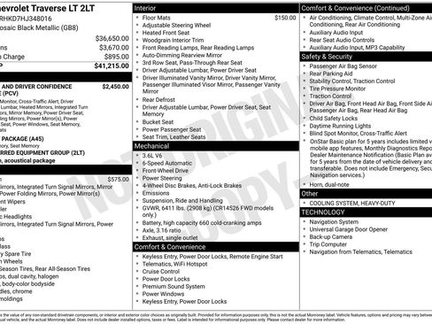 Used 2017 Chevrolet Traverse LT FWD image 35