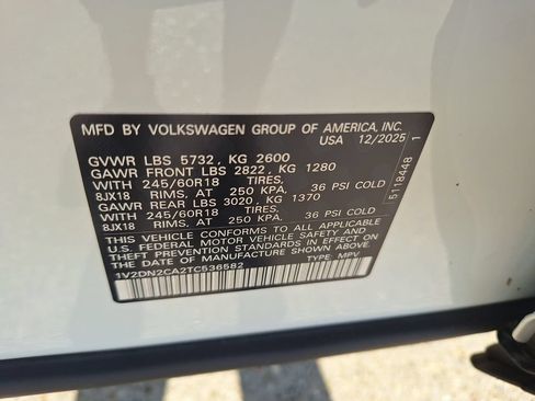 Used 2026 Volkswagen Atlas SE FWD image 29